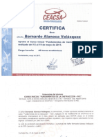 Certificado Bernardo Alanoca