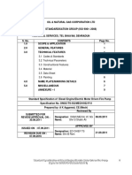 Specifications ONGC ISO 9001:2008 Dehradun