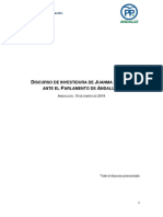 Discurso de Investidura de Juan Manuel Moreno Bonilla