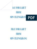 Fray For Garut From SDN Cilengkrang