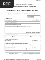 Documentos CNPJ: Inscrição e Baixa | PDF | Brasil