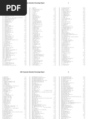 2001 Gct Allocation Pdf Business