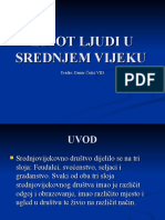 Život Ljudi U Srednjem Vijeku