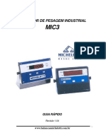 Configuração rápida indicador pesagem industrial MIC3