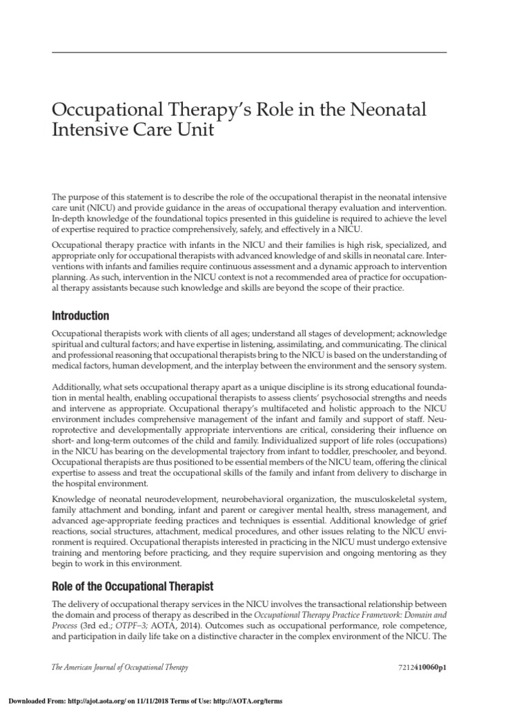 aota-statement-on-role-of-ot-in-nicu-pdf-neonatal-intensive-care