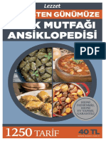 2018 Lezzet - Geçmişten Günümüze Türk Mutfağı Ansiklopedisi PDF