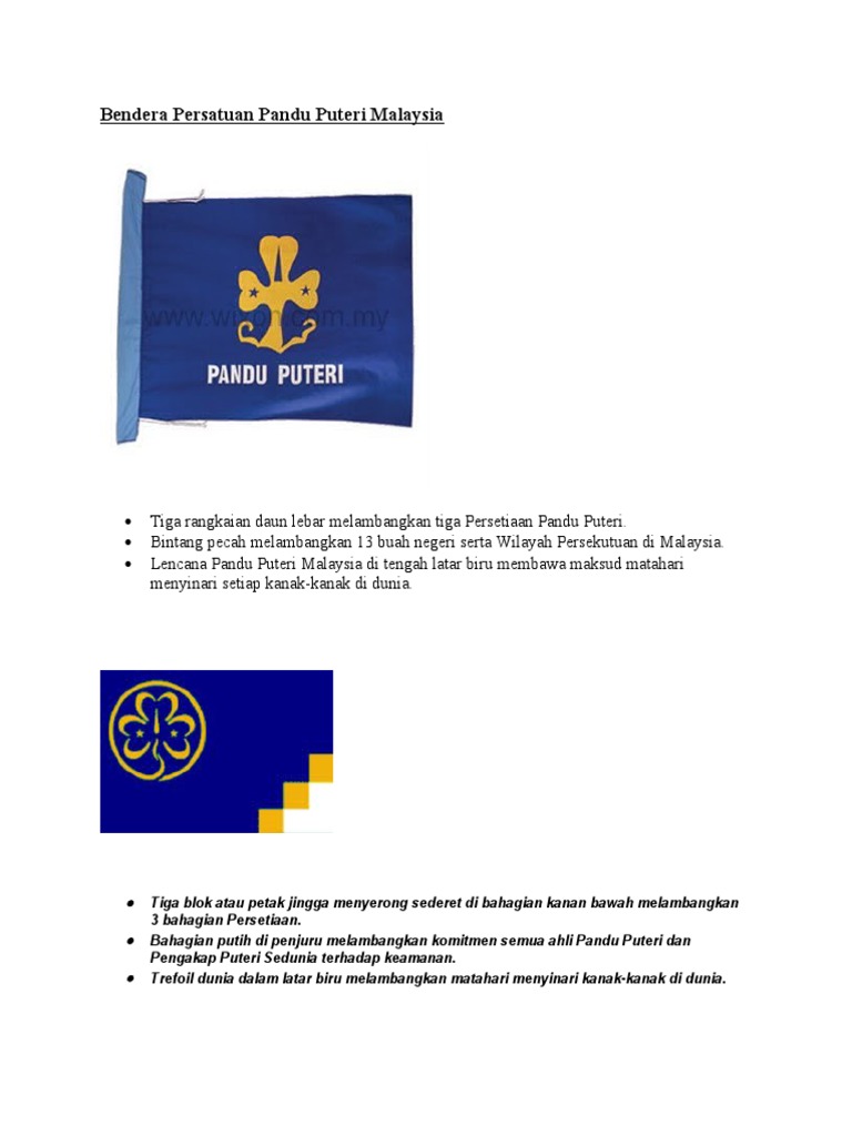 Bendera Persatuan Pandu Puteri Malaysia Pdf