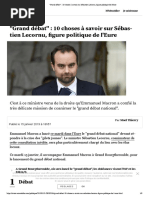 "Grand débat" - 10 choses à savoir sur ...en Lecornu, figure politique de l'Eure