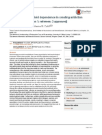 Neurobiology of Opioid Dependence in Creatin Addiction Vulnerability