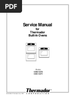 Thermador C Built-In Oven Service Manual