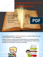 Metodos de Aprendizaje en La Lectura y Escritura