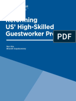 Reforming US' High-Skilled Guestworker Program