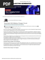 Automatic NiCd Battery Charger Circuit