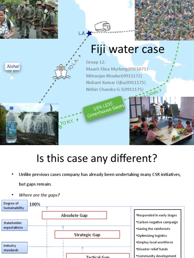 Fiji Water CSR Gaps and Strategies | PDF | Corporate Social ...