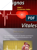 TEMA 7 Constantes Vitales INMA