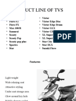 TVS Scooty Product Line and Competitors Analysis