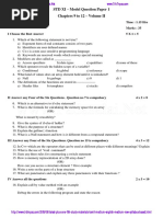 11th Computer Science Chapter 9 to 12 Model Question Paper English Medium