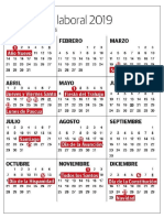 calendario laboral 2019