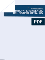 Introducción Cambio y Permanencia Del Sistema de Salud