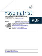 Clinical Hypnosis For Psychiatrists in Training: Psychiatric Bulletin