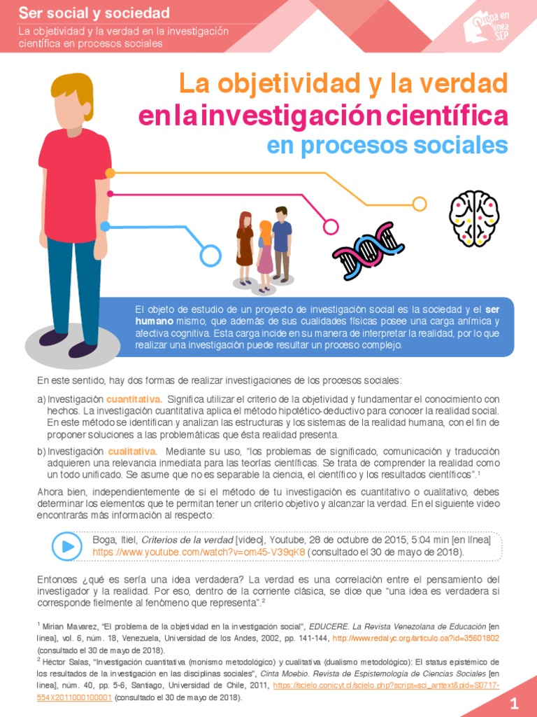 LA OBJETIVIDAD PREPA EN LÍNEA Ciencia Verdad