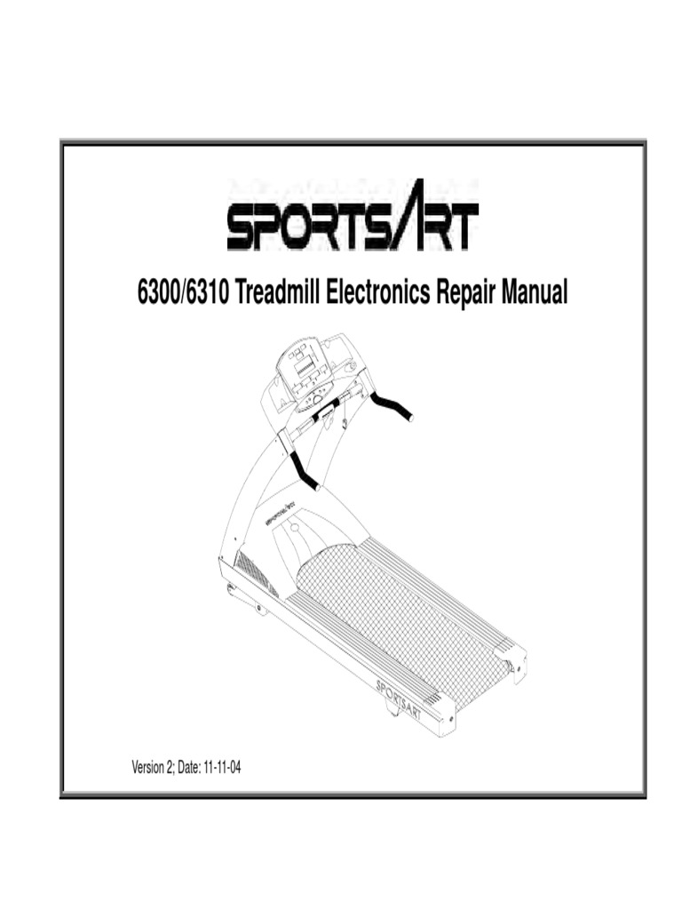 6300/6310 Treadmill Repair Guide | PDF | Electronic Circuits | Transformer