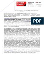 05 Relatores de La Onu Piden Al Estado Peruano Ver Caso Cesra Estrada