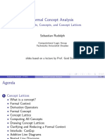 Formal Concept Analysis: I Contexts, Concepts, and Concept Lattices