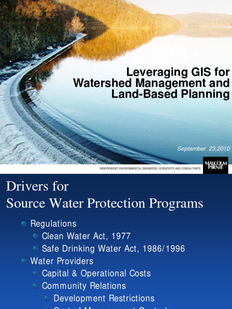 Leveraging GIS For Watershed Management and Land-Based Planning | PDF ...