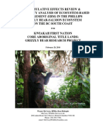 Phillips Grizzly Bear-Salmon Ecosystem Report 2014