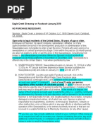 JAN. 2019 FB Giveaway T+C's