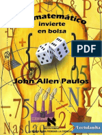 Un Matematico Invierte en Bolsa - John Allen Paulos