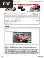 Restauro Carrozzeria e Verniciatura dell'automobile.