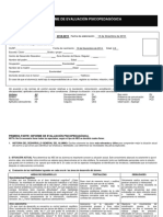 Evaluacion Psicopedagogica Edgar