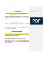 Ejemplo de PLanteamiento de Problema de Investigación - Maestria de Gestion Ambiental en La UNDAC