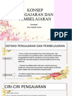 Konsep Pengajaran Dan Pembelajaran