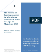 Hibridismo cultural no futebol brasileiro da Copa de 1950