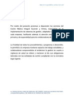 Propuesta de Servicios Sso PDF