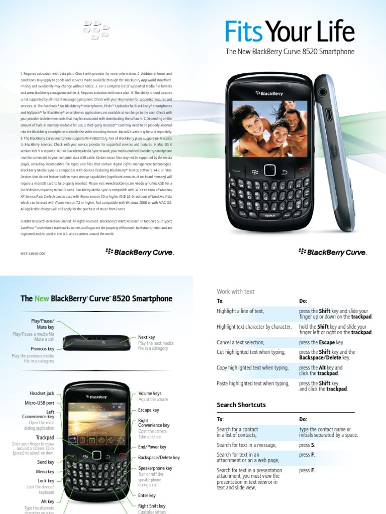 Blackberry Curve 8520 User Manual Pdf Download