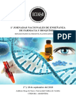 1ras Jornadas Nacionales de Ensenanza de Farmacia y Bioquimica