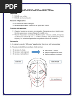 Masaje para parálisis facial y cicatrices