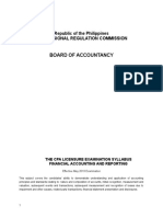 Cpale Cpa Exam Syllabi 2019