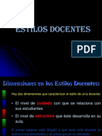 Estilos Docentes