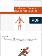 Movilización Pasiva y Activa de Articulaciones