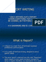 Report Writing