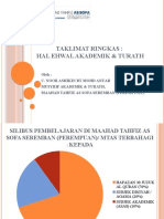 Taklimat Ringkas Hea Pendaftaran Sesi 2019