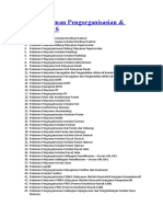 Daftar Pedoman Pengorganisasian Dan Spo Yg Harus Ada Untuk Akreditasi