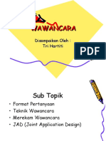 Teknik Wawancara