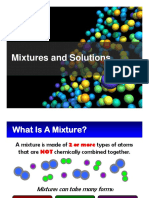 Mixtures and Solutions