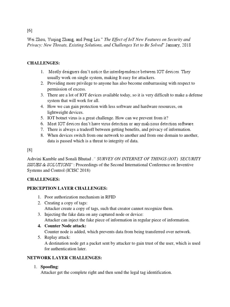 IoT Security Challenges and Solutions | PDF | Internet Of Things ...
